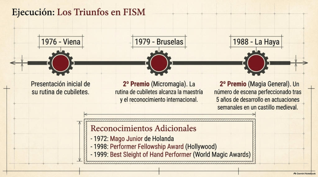 Cronología de premios y reconocimientos en competencias FISM